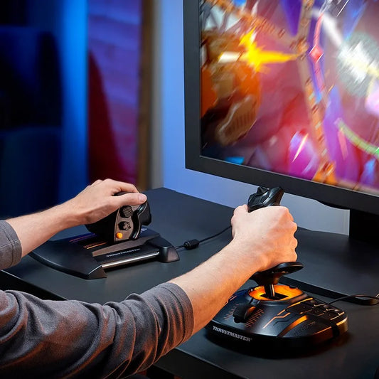 Thrustmaster T16000M FCS Joystick USB, PC (Windows 10, 8, 7, Vista) Compatible T16000M FCS Dual Hand Joystick