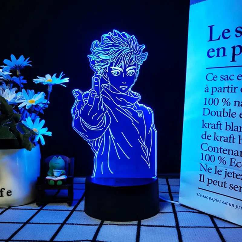 Anime Lamp Satoru Gojo Jujutsu Kaisen Led Night Light for Birthday Gift Jujutsu Kaisen Nightlight Satoru Gojo Lamp Drop Shipping