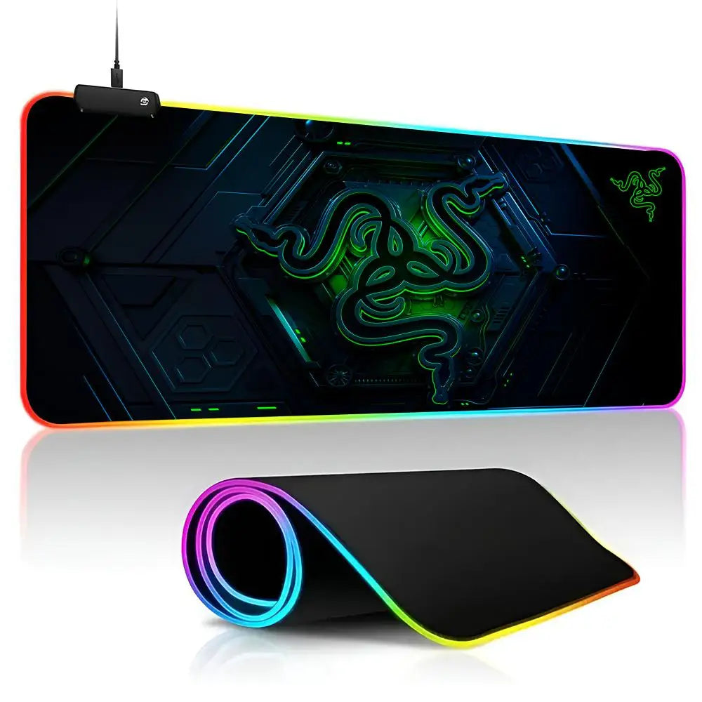 Razer official pictures Mouse Pad game RPG 40x90cm Mouse Mat Gaming Mousepads LED Keyboard Mats Luminous Desk Pads Mouse Pad F