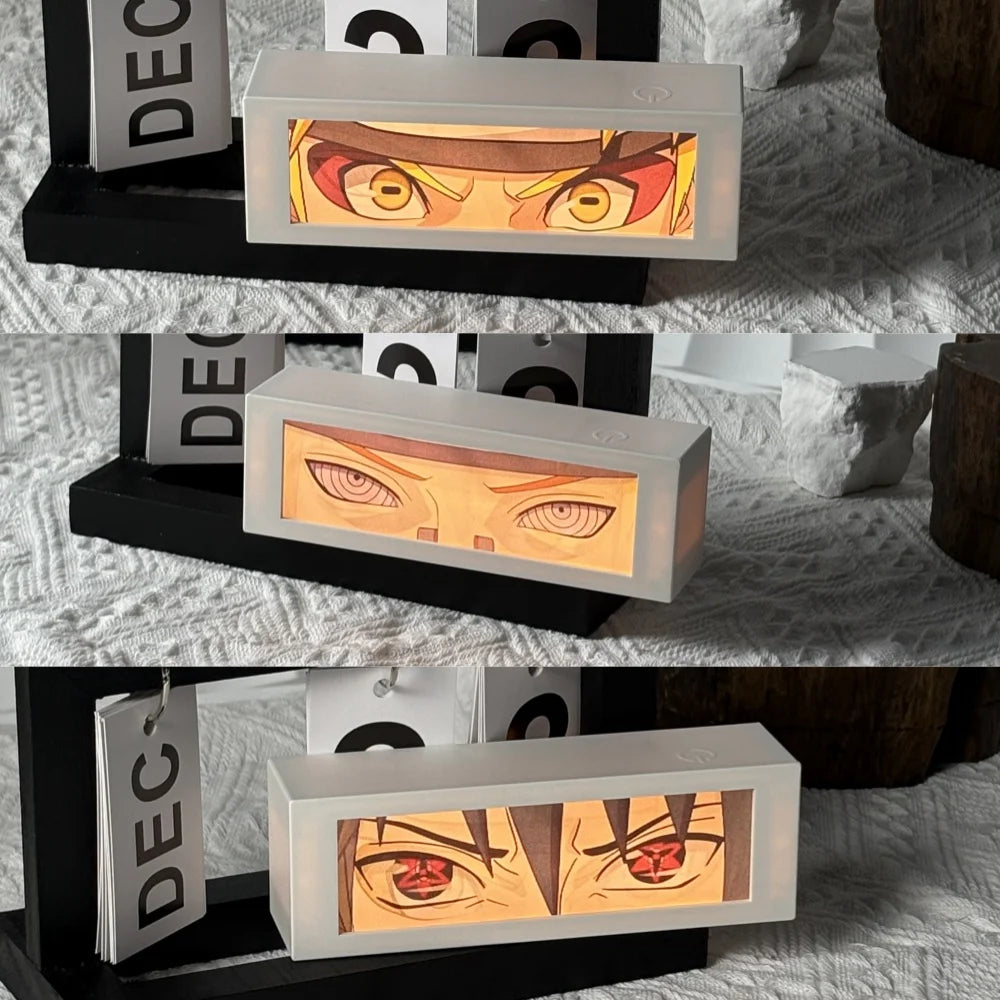 LED Anime Motion Light Box for Bedroom Decoration Box Birthday Gifts Bedside Night Lamp Table Lamps Room Halloween