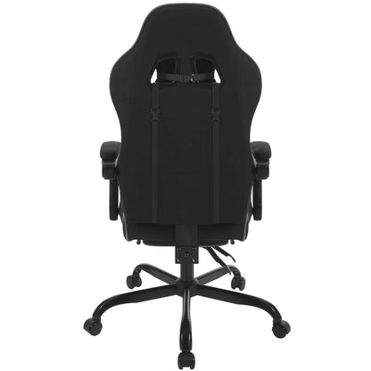 WOLTU Swivel Gamer Chair Gaming Chair Ergonomic Office Computer Chair with Lumbar Cushion Pillow Footrest