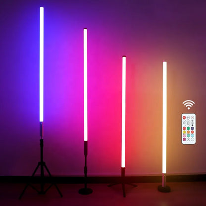 6 Sets TL-130Plus 4800mAh Battery Rgb Led Neon Tube Lights With Stand Bracket for DJ Dance Stage Party Events Both Lighting