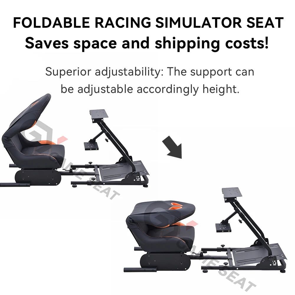 GY033 Hot Sell Racing Simulator Race Drift Car Gaming Racing Simulator Sim Cockpit for Logitech PC Playstation,Wii, Xbox