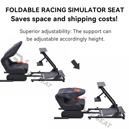 GY033 Hot Sell Racing Simulator Race Drift Car Gaming Racing Simulator Sim Cockpit for Logitech PC Playstation,Wii, Xbox