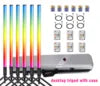 6 Sets TL-130Plus 4800mAh Battery Rgb Led Neon Tube Lights With Stand Bracket for DJ Dance Stage Party Events Both Lighting