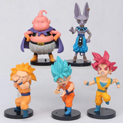 Dragon Ball Super Son Goku Vegeta Broly Buu Action Figure Dragon Ball Figure Set Anime Figurines Ultra Instinct Model Gifts Toys