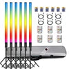 6 Sets TL-130Plus 4800mAh Battery Rgb Led Neon Tube Lights With Stand Bracket for DJ Dance Stage Party Events Both Lighting