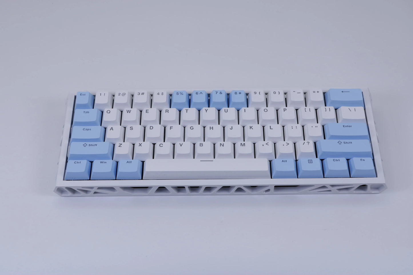 Kavlorn NJ61 White Wired Mechanical Keyboard, RGB Backlit, Full N-Key Rollover, for Gaming and Office Use