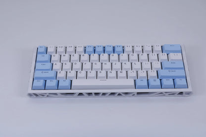 Kavlorn NJ61 White Wired Mechanical Keyboard, RGB Backlit, Full N-Key Rollover, for Gaming and Office Use