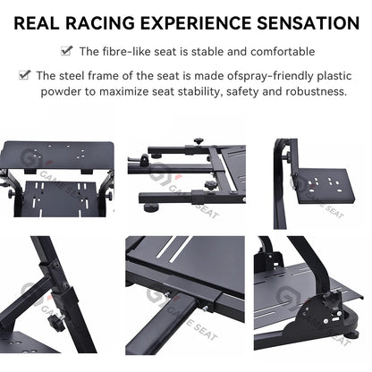 GY033 Hot Sell Racing Simulator Race Drift Car Gaming Racing Simulator Sim Cockpit for Logitech PC Playstation,Wii, Xbox
