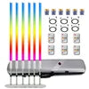 6 Sets TL-130Plus 4800mAh Battery Rgb Led Neon Tube Lights With Stand Bracket for DJ Dance Stage Party Events Both Lighting