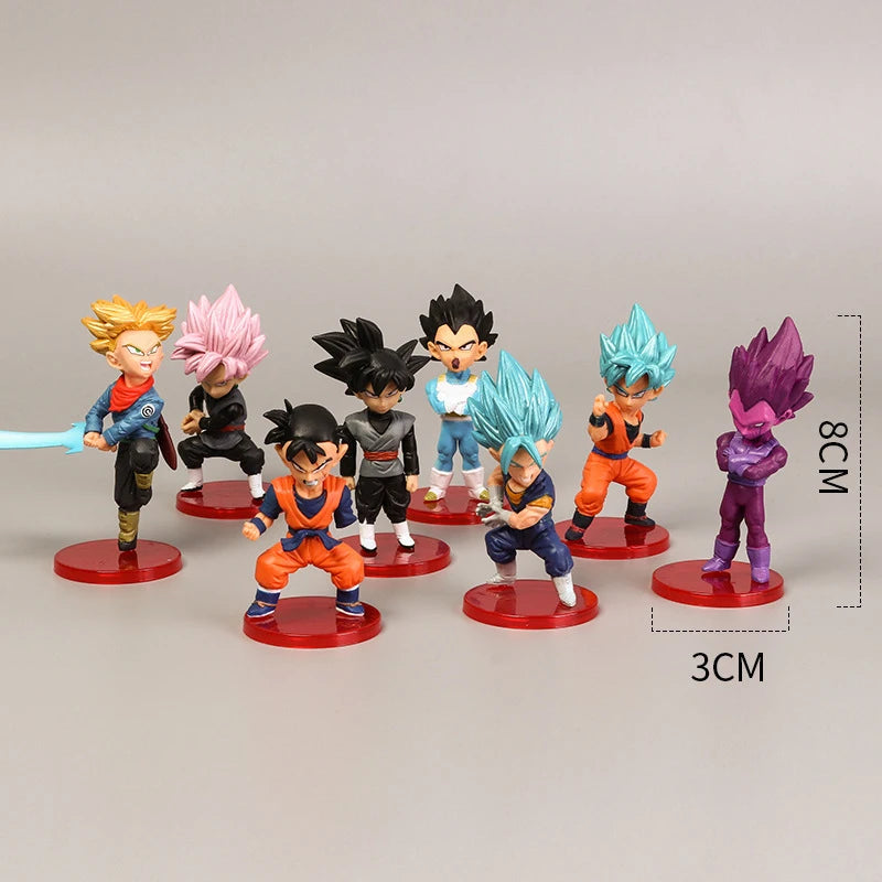 Dragon Ball Super Son Goku Vegeta Broly Buu Action Figure Dragon Ball Figure Set Anime Figurines Ultra Instinct Model Gifts Toys