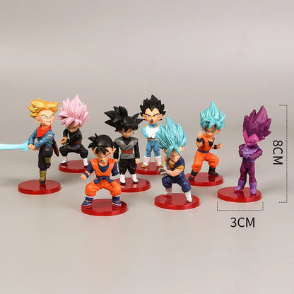 Dragon Ball Super Son Goku Vegeta Broly Buu Action Figure Dragon Ball Figure Set Anime Figurines Ultra Instinct Model Gifts Toys