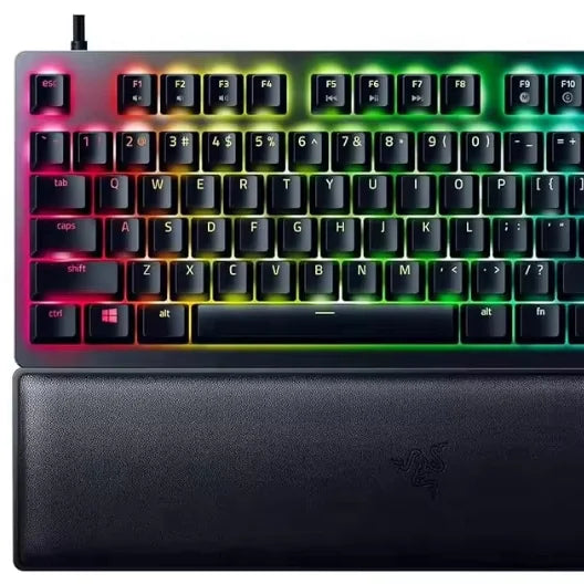 Razer Huntsman V2 Tenkeyless Edition 87-Key Mechanical RGB USB Waterproof Programmable Gaming Keyboard New for Desktop Use