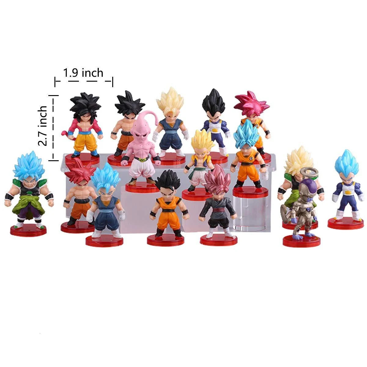 Dragon Ball Super Son Goku Vegeta Broly Buu Action Figure Dragon Ball Figure Set Anime Figurines Ultra Instinct Model Gifts Toys