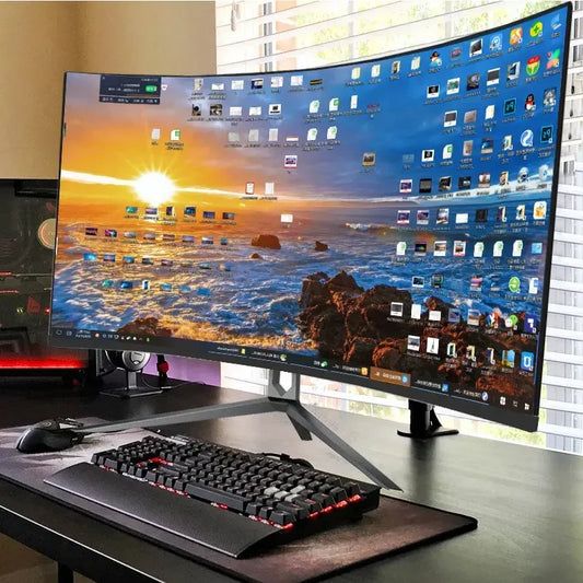 Curve Monitor Wholesale Price 4K Display Screen Pc Computer 2K 165Hz 24 Inch Custom Gaming 34 Ips 2560 19 Ultrawide Lcd Monitor