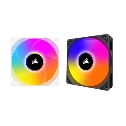 Corsair AC120 RGB Fan 5V ARGB High-performance 120mm PWM Cooling Fan Black/White Single Pack