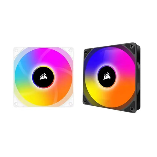 Corsair AC120 RGB Fan 5V ARGB High-performance 120mm PWM Cooling Fan Black/White Single Pack