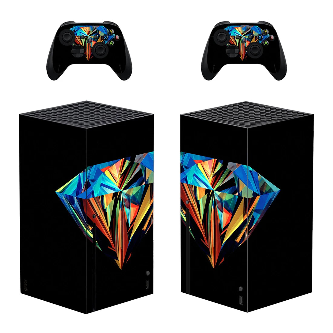 Game Accessories Protective Skin Sticker Vinyl Wrap Console Controllers Decals Cover for Xbox Series X