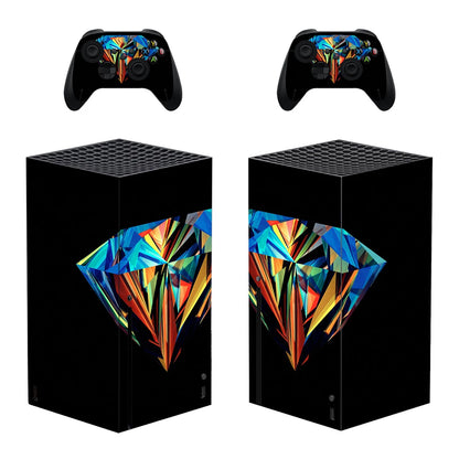 Game Accessories Protective Skin Sticker Vinyl Wrap Console Controllers Decals Cover for Xbox Series X