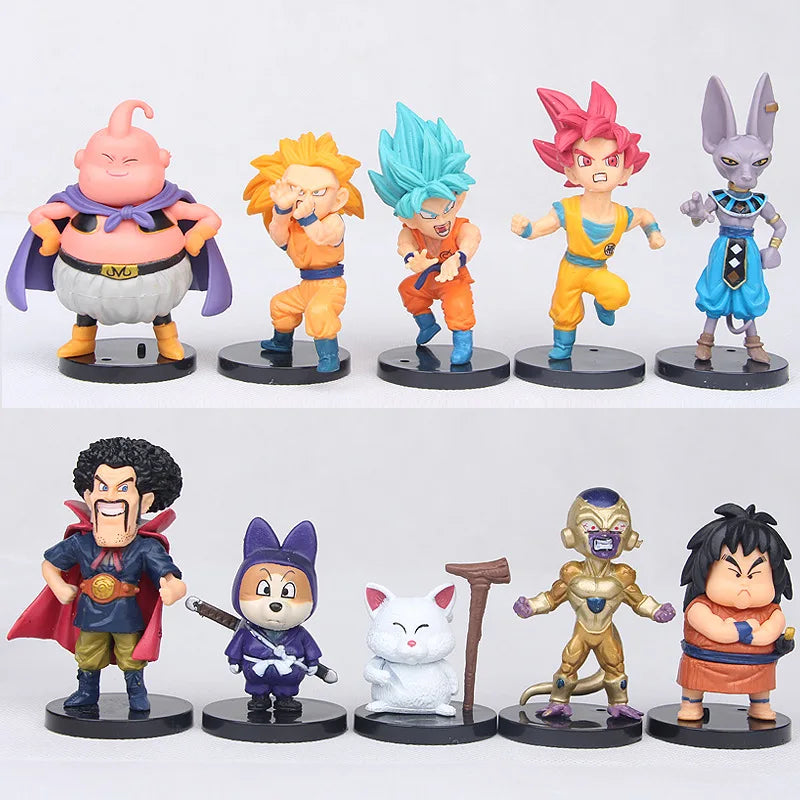 Dragon Ball Super Son Goku Vegeta Broly Buu Action Figure Dragon Ball Figure Set Anime Figurines Ultra Instinct Model Gifts Toys