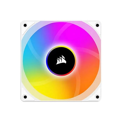 Corsair AC120 RGB Fan 5V ARGB High-performance 120mm PWM Cooling Fan Black/White Single Pack
