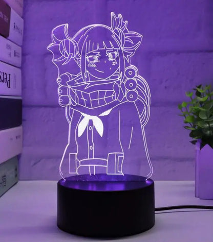 3d Led Night Light Anime My Hero Academia for Bedroom Decor Birthday Gift Manga Gadget My Hero Academia Katsuki Bakugo Lamp 3d