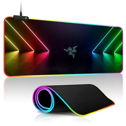 Razer official pictures  Mouse Pad  game RPG 40x90cm Mouse Mat Gaming Mousepads LED Keyboard Mats Luminous Desk Pads Mouse Pad F