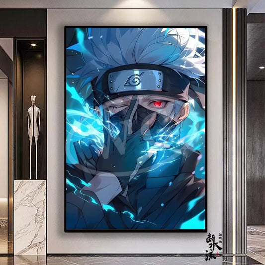 Naruto Anime Decoration Painting, Naruto Kakashi Uchiha Itachi Xiao Organization Poster, Home Entrance Hanging Painting