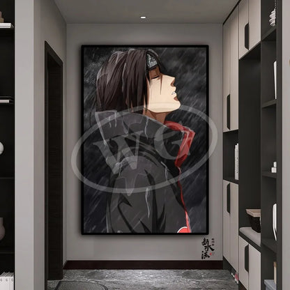 Naruto Anime Decoration Painting, Naruto Kakashi Uchiha Itachi Xiao Organization Poster, Home Entrance Hanging Painting