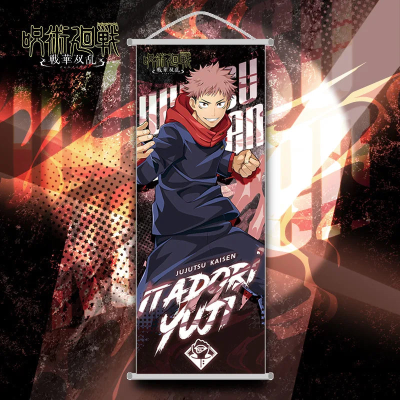 Jujutsu Kaisen Long Scroll Hanging Painting Gojo Satoru Poster Anime