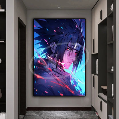 Naruto Anime Decoration Painting, Naruto Kakashi Uchiha Itachi Xiao Organization Poster, Home Entrance Hanging Painting