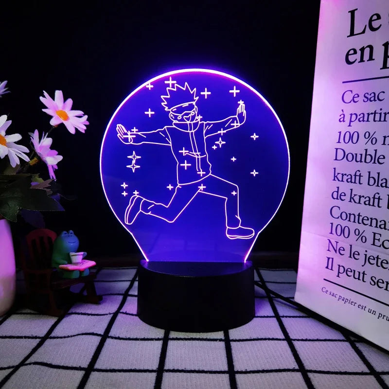 Anime Lamp Satoru Gojo Jujutsu Kaisen Led Night Light for Birthday Gift Jujutsu Kaisen Nightlight Satoru Gojo Lamp Drop Shipping