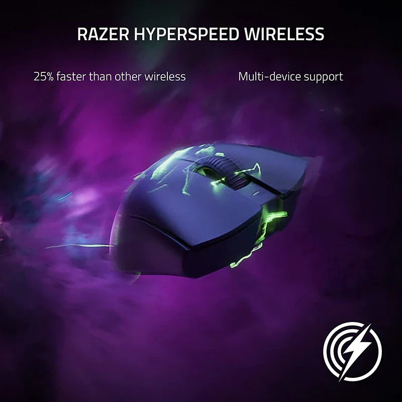 Razer DeathAdder V3 Pro Wireless Gaming Mouse 100% Original  Gamer 63g Ultra Lightweight 30K DPI Optical Sensor for Pc Laptop