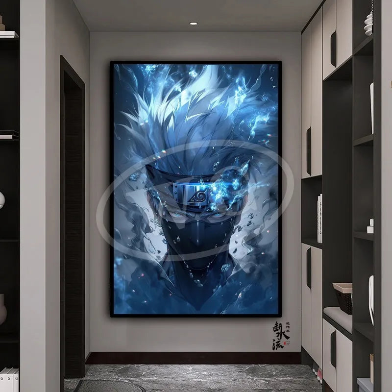 Naruto Anime Decoration Painting, Naruto Kakashi Uchiha Itachi Xiao Organization Poster, Home Entrance Hanging Painting