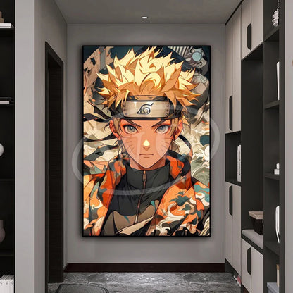 Naruto Anime Decoration Painting, Naruto Kakashi Uchiha Itachi Xiao Organization Poster, Home Entrance Hanging Painting