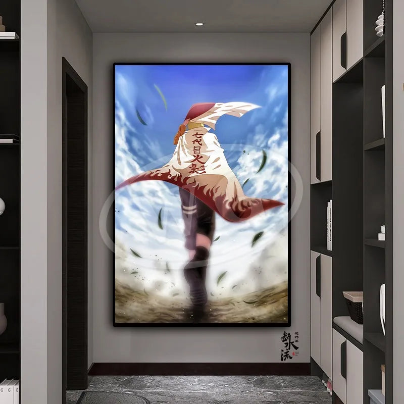 Naruto Anime Decoration Painting, Naruto Kakashi Uchiha Itachi Xiao Organization Poster, Home Entrance Hanging Painting