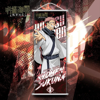 Jujutsu Kaisen Long Scroll Hanging Painting Gojo Satoru Poster Anime