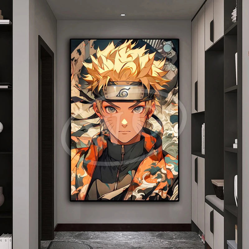 Naruto Anime Decoration Painting, Naruto Kakashi Uchiha Itachi Xiao Organization Poster, Home Entrance Hanging Painting