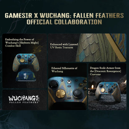 GameSir G7 Pro WUCHANG Xbox PC Controllers Wireless for XBOX Series S X One PC Control Bluetooth Gamepad Fallen Feathers Edition with charge station