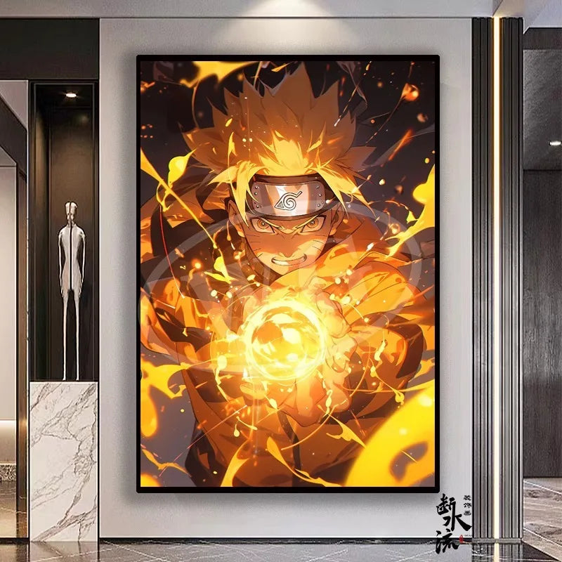 Naruto Anime Decoration Painting, Naruto Kakashi Uchiha Itachi Xiao Organization Poster, Home Entrance Hanging Painting