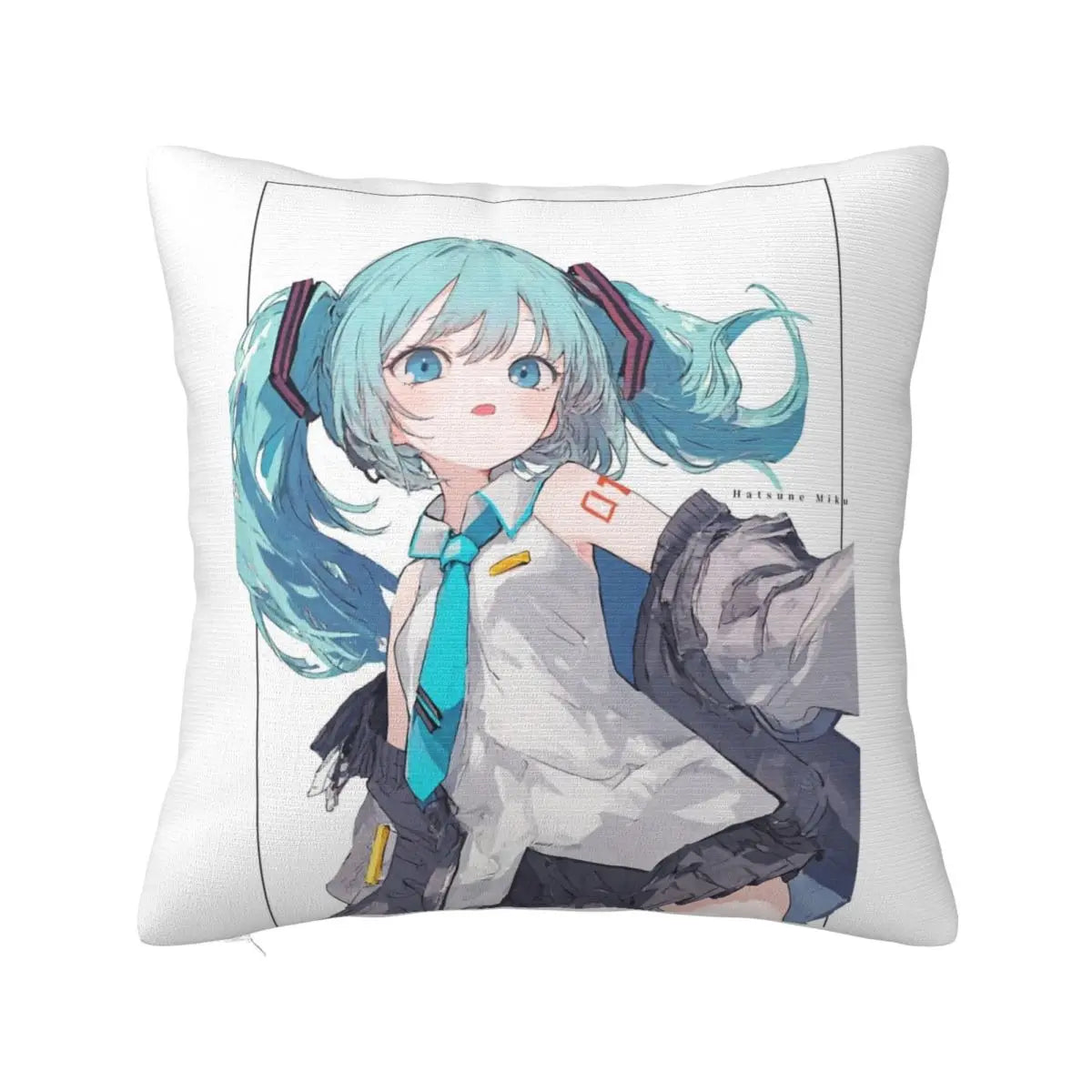 Cushion Covers Anime Hatsune Miku Pillow Case Awesome Decor Pillowcover for Living Room 40*40cm
