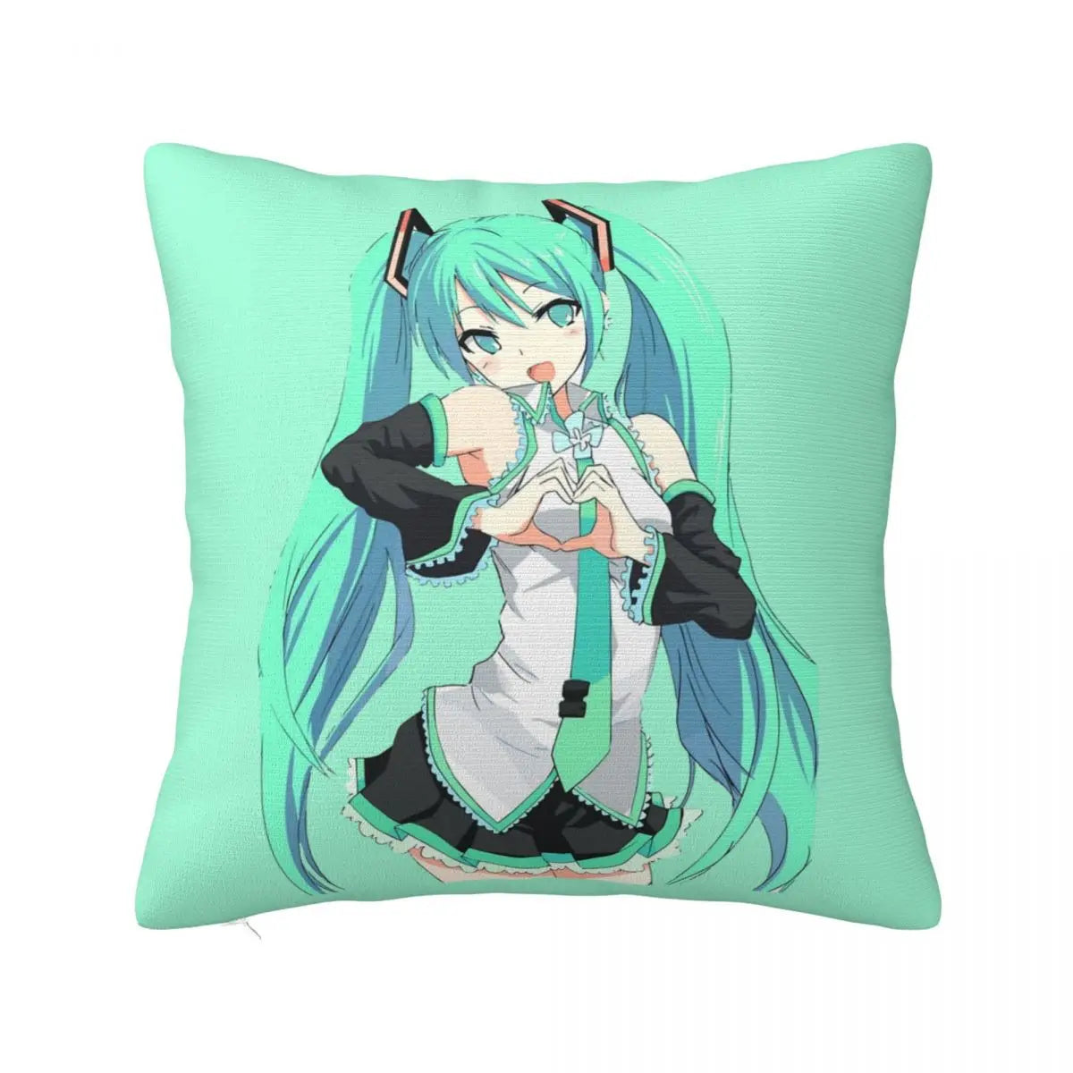 Cushion Covers Anime Hatsune Miku Pillow Case Awesome Decor Pillowcover for Living Room 40*40cm