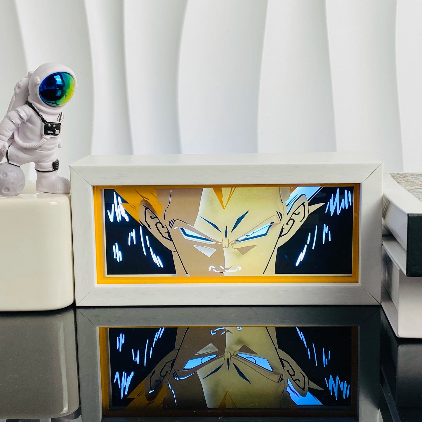 Anime Led Light Lamp For Room Decor Paper Cut Shadow Box Birthday Bedside Remote control Nightlight Manga Light Box Friend Gifts