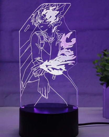 3d Led Night Light Anime My Hero Academia for Bedroom Decor Birthday Gift Manga Gadget My Hero Academia Katsuki Bakugo Lamp 3d