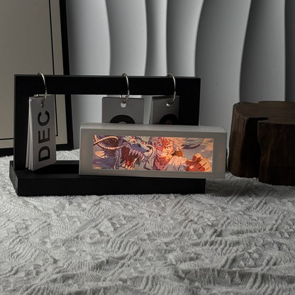 LED Classic Anime 3D  Lenticular Motion Anime Lightbox for Bedroom Decoration Lamp Anime Peripheral Friend Birthday Gifts