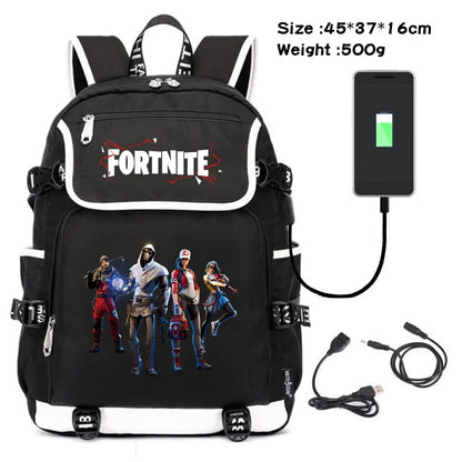 Fortnite Backpack for Girl Boy Student Teenager Rucksack Men Women Anime Cartoon Casual School Bags Travel Mochila Birthday Gift