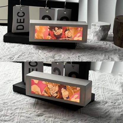 LED Classic Anime 3D  Lenticular Motion Anime Lightbox for Bedroom Decoration Lamp Anime Peripheral Friend Birthday Gifts