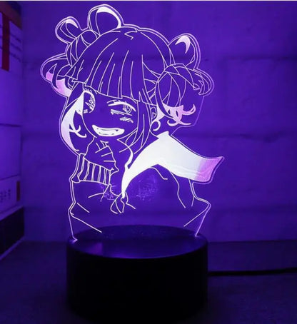 3d Led Night Light Anime My Hero Academia for Bedroom Decor Birthday Gift Manga Gadget My Hero Academia Katsuki Bakugo Lamp 3d