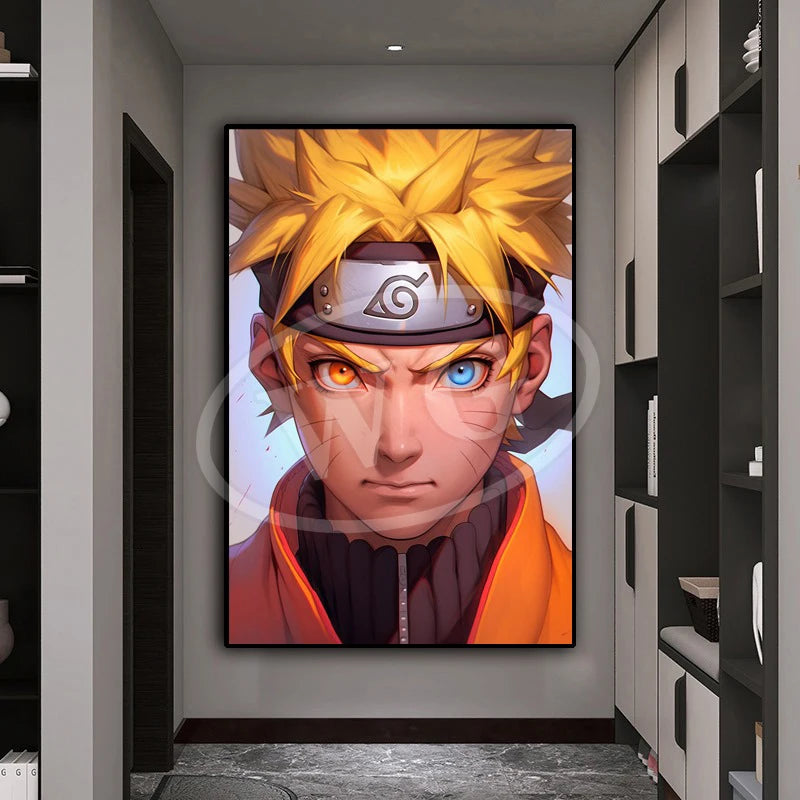 Naruto Anime Decoration Painting, Naruto Kakashi Uchiha Itachi Xiao Organization Poster, Home Entrance Hanging Painting